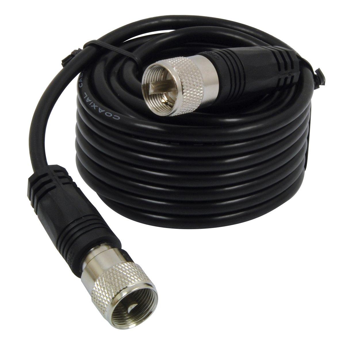 Cobra Cobra 29 LTD Professional CB Radio + 18' RG-58A/U Coaxial Cable With Pl-259 Connectors Bundle