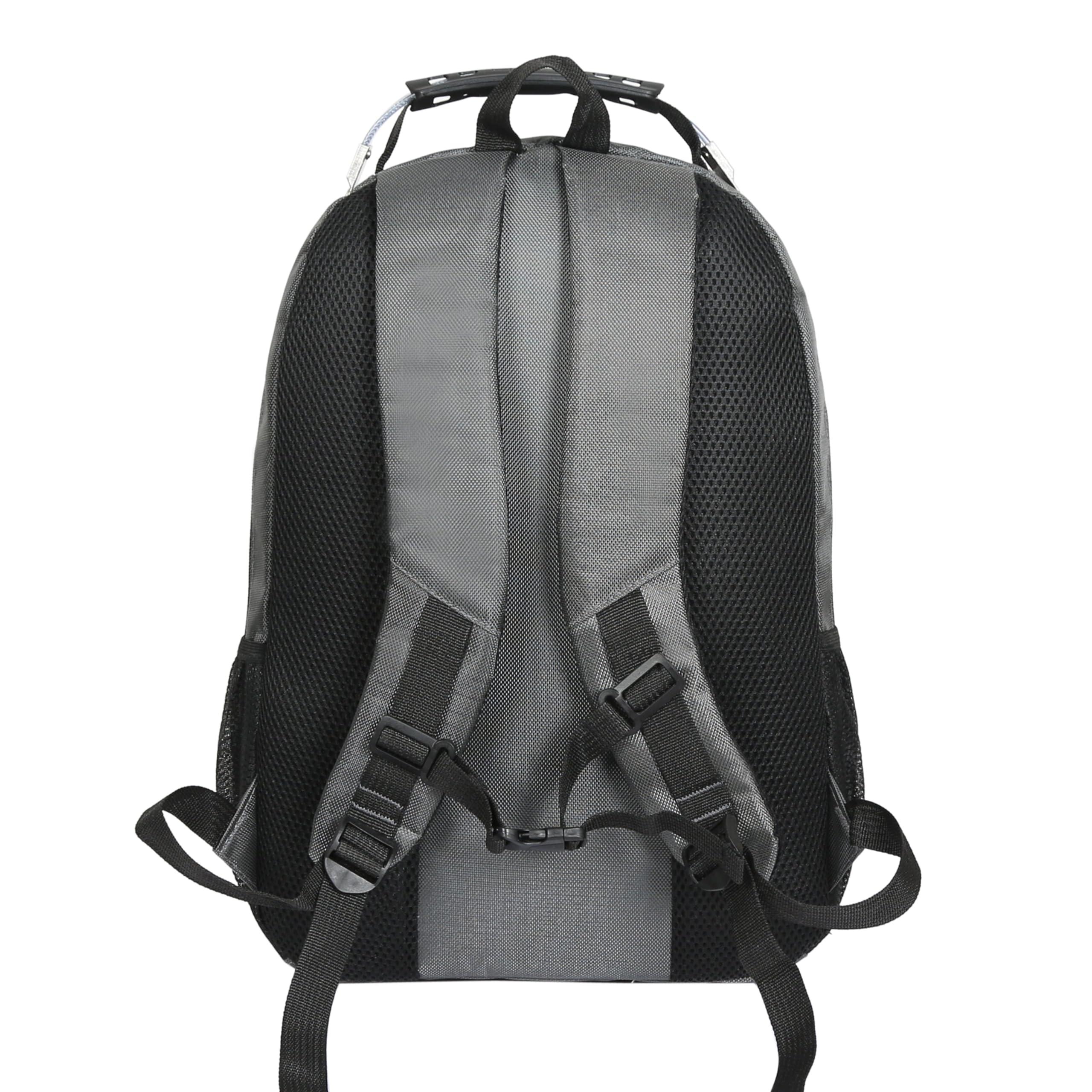 DUKAP DUKAP EMINENT 15.6 Inch Executive Laptop Backpack with Durable and Lightweight Fabrics, Travel Bag with Anti Theft Pockets and Padded, Grey