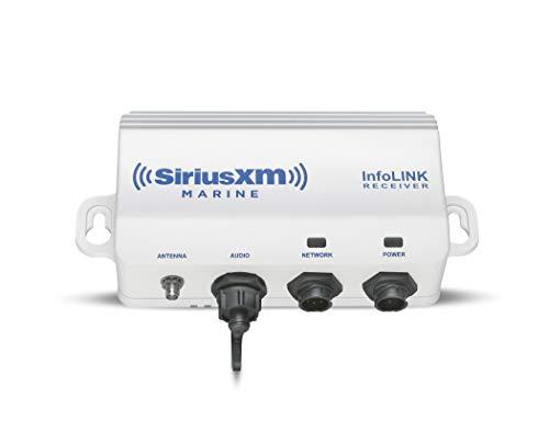 Simrad Simrad WM-4 SiriusXM Marine Satellite Weather/Audio Receiver with Shakespeare SRA-50 Antenna