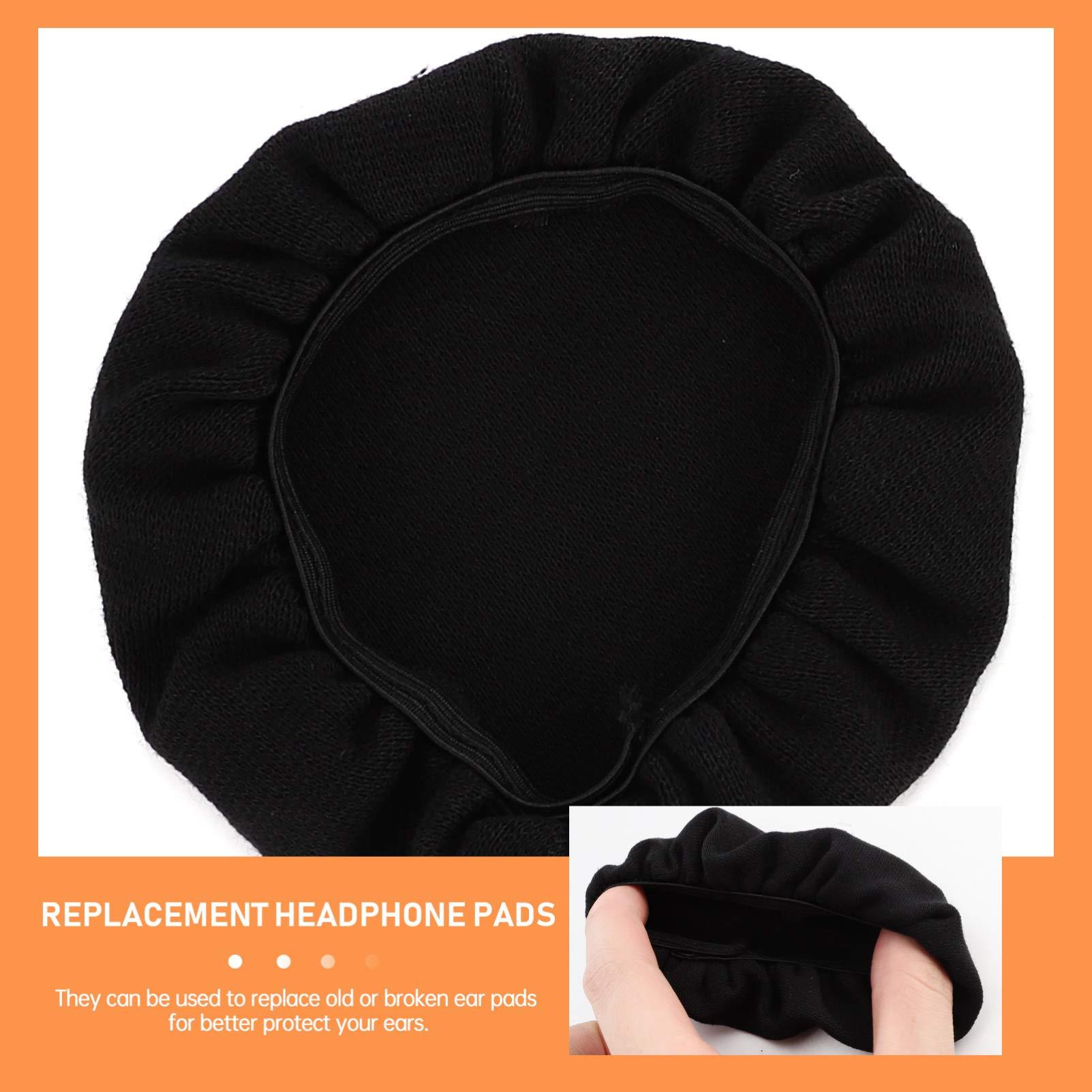 Beaupretty 4pcs Headphone Ear Covers Washable Stretchable Earcup Protectors Over Ear Headsets