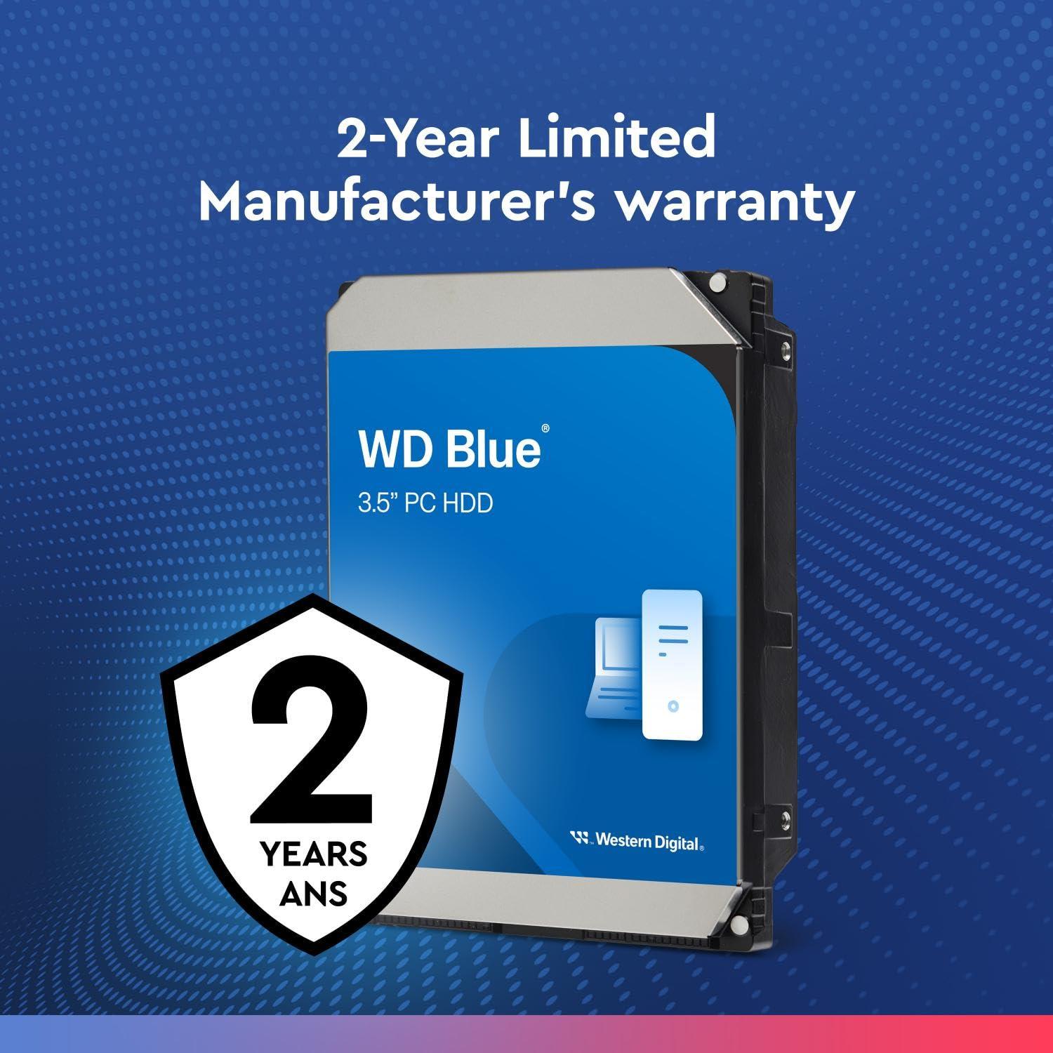 Western Digital Western Digital 3TB WD Blue PC Internal Hard Drive HDD - 5400 RPM, SATA 6 Gb/s, 256 MB Cache, 3.5" - WD30EZAX