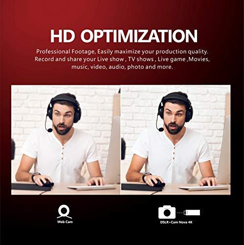 UCEC UCEC CAM NOVA Video Capture Card, 1080P 4K HDMI Video Capture Card, USB 3.0 Cam Link HDMI Capture Device, Live Broadcast Record via DSLR Camcorder Action Cam Live Stream for MacOS X PC Windows 7 8 10