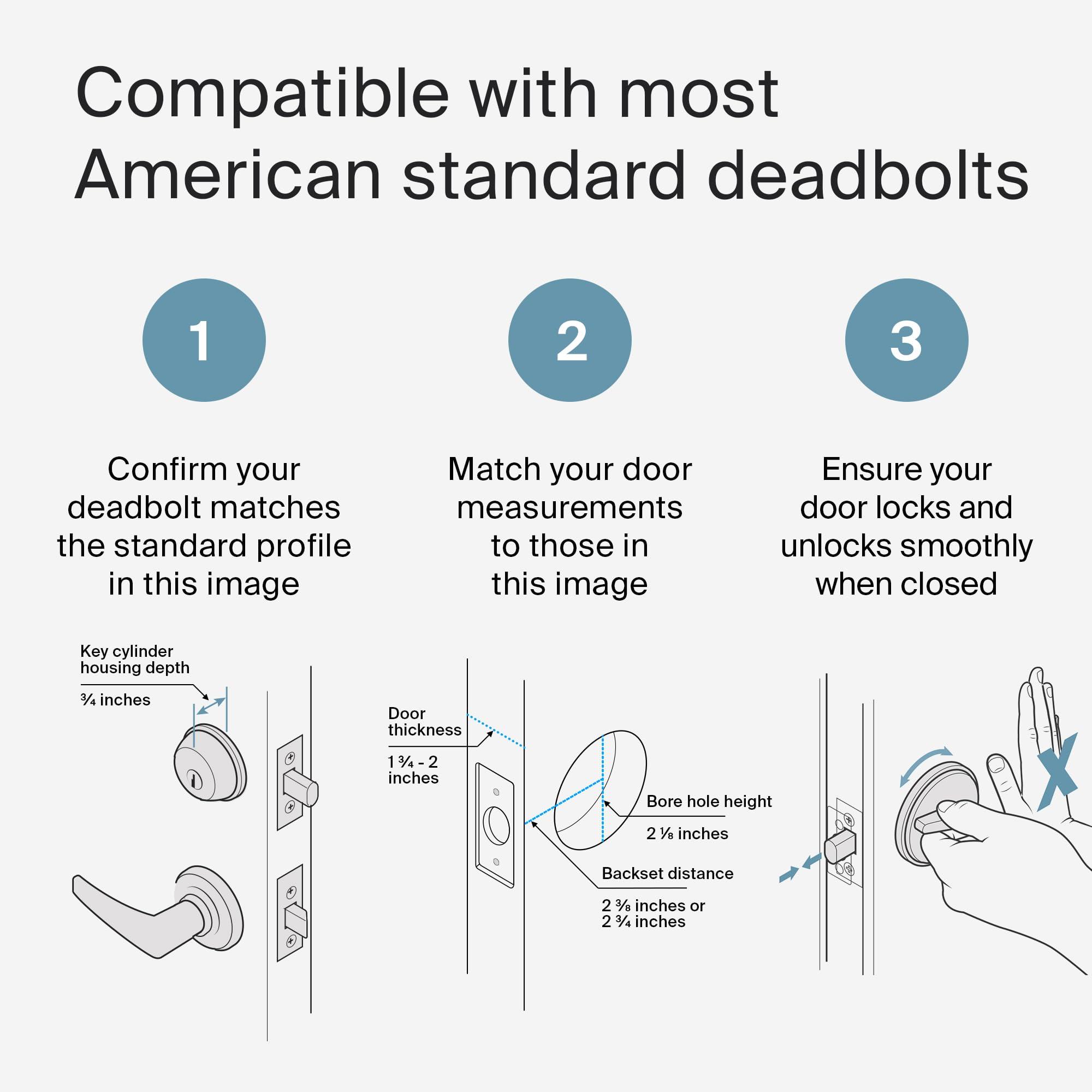 Level Level Lock+ (Wi-Fi) Smart Lock - World's Smallest Smart Lock Plus Apple Home Keys - Lock/Unlock from Anywhere - Level App for iOS & Android - Works with Apple Home, Alexa, Google Home (Matte Black)