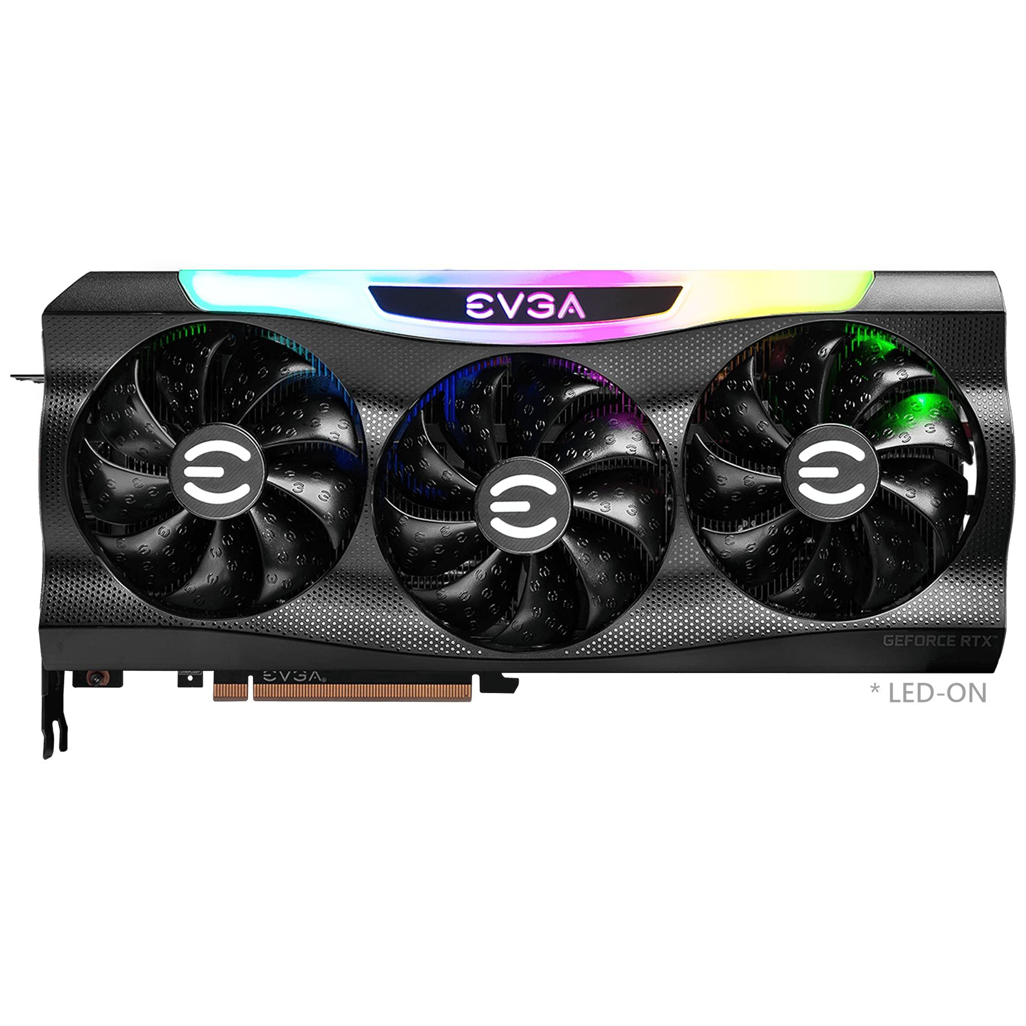 EVGA EVGA GeForce RTX 3070 Ti FTW3 Ultra Gaming, 08G-P5-3797-KL, 8GB GDDR6X, iCX3 Technology, ARGB LED, Metal Backplate