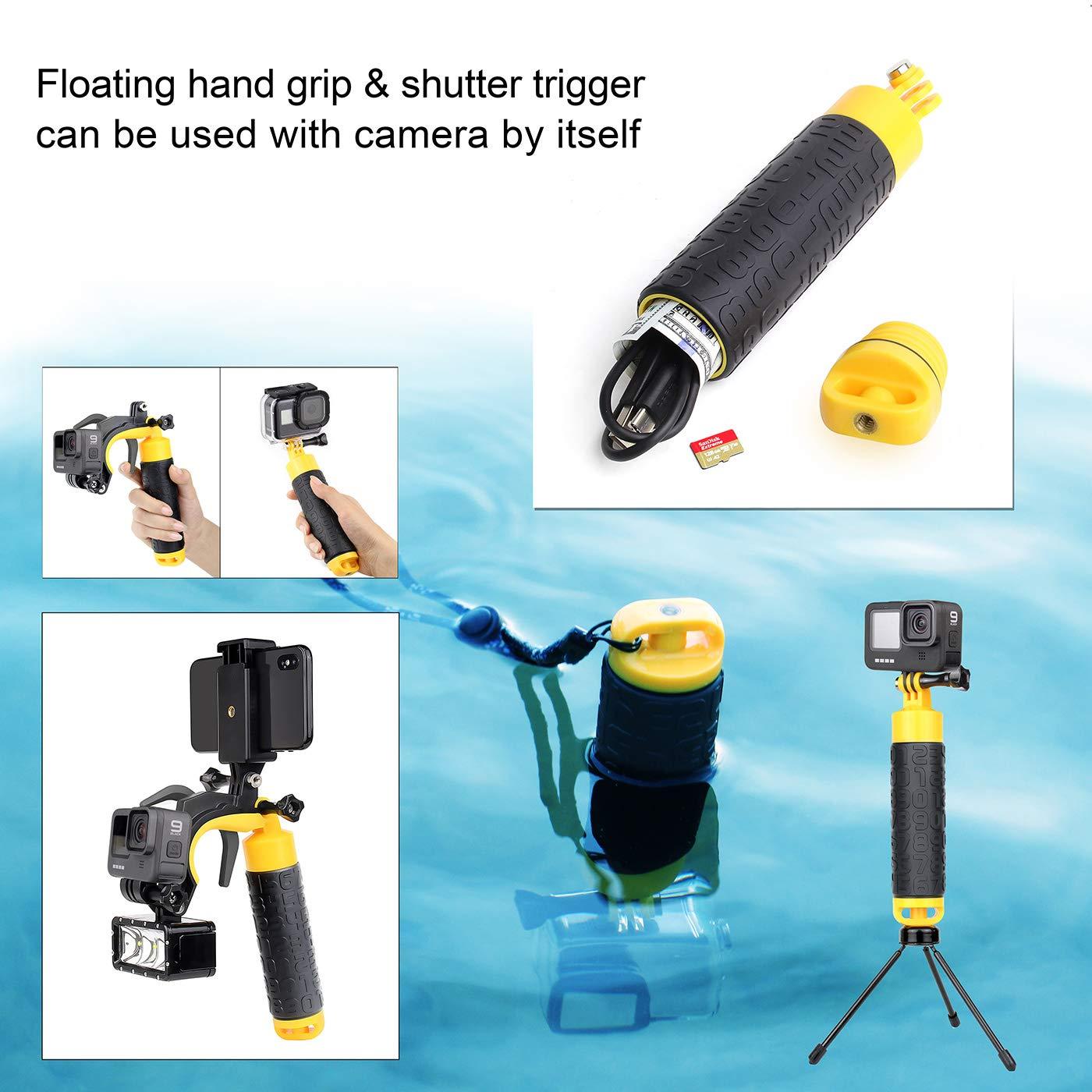 SOONSUN SOONSUN Dome Port for GoPro Hero 9 10 11 12 13 Black, Underwater Dome Lens with Waterproof Housing Case Built-in Switchable Red Filter, 10x Close-up Macro Filter and Standard Mode