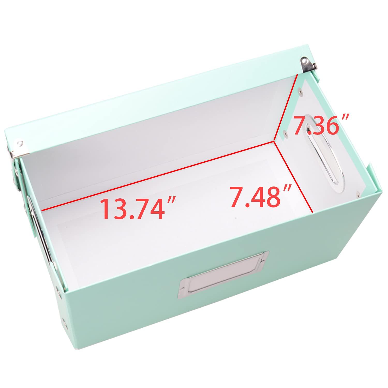 Snap-N-Store Snap-N-Store Vinyl Record Storage Box - 7"/45 RPM - 1 Pack Crate Holds up to 75 Vinyl Albums - Mint