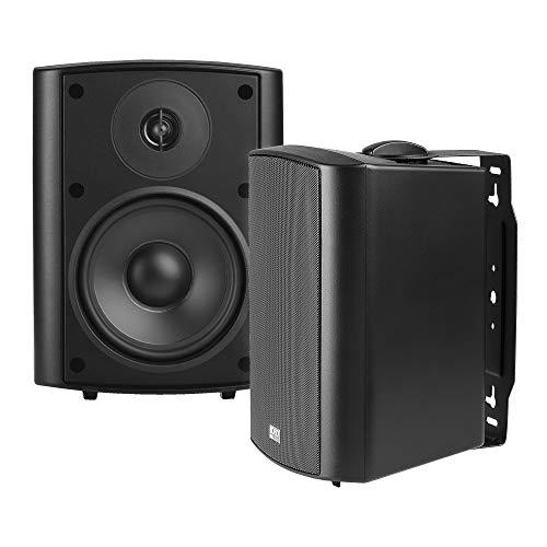 OSD Audio OSD 5.25" Outdoor Patio Speaker Pair 120W, IP54 Weather Resistant, Black AP520