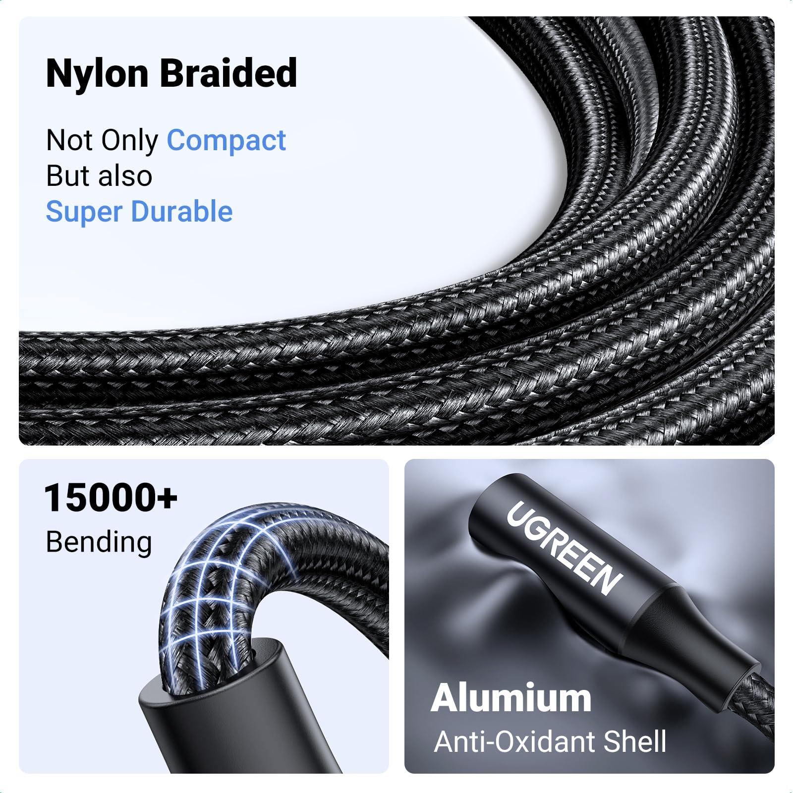 UGREEN UGREEN Headphone Adapter for iPhone Lightning to 3.5mm Adapter Apple MFi Certified Lightning Aux Audio Jack Dongle Compatible with iPhone 14 Pro Max/14 Plus/13 12 11 Pro Max/SE/XS, Black