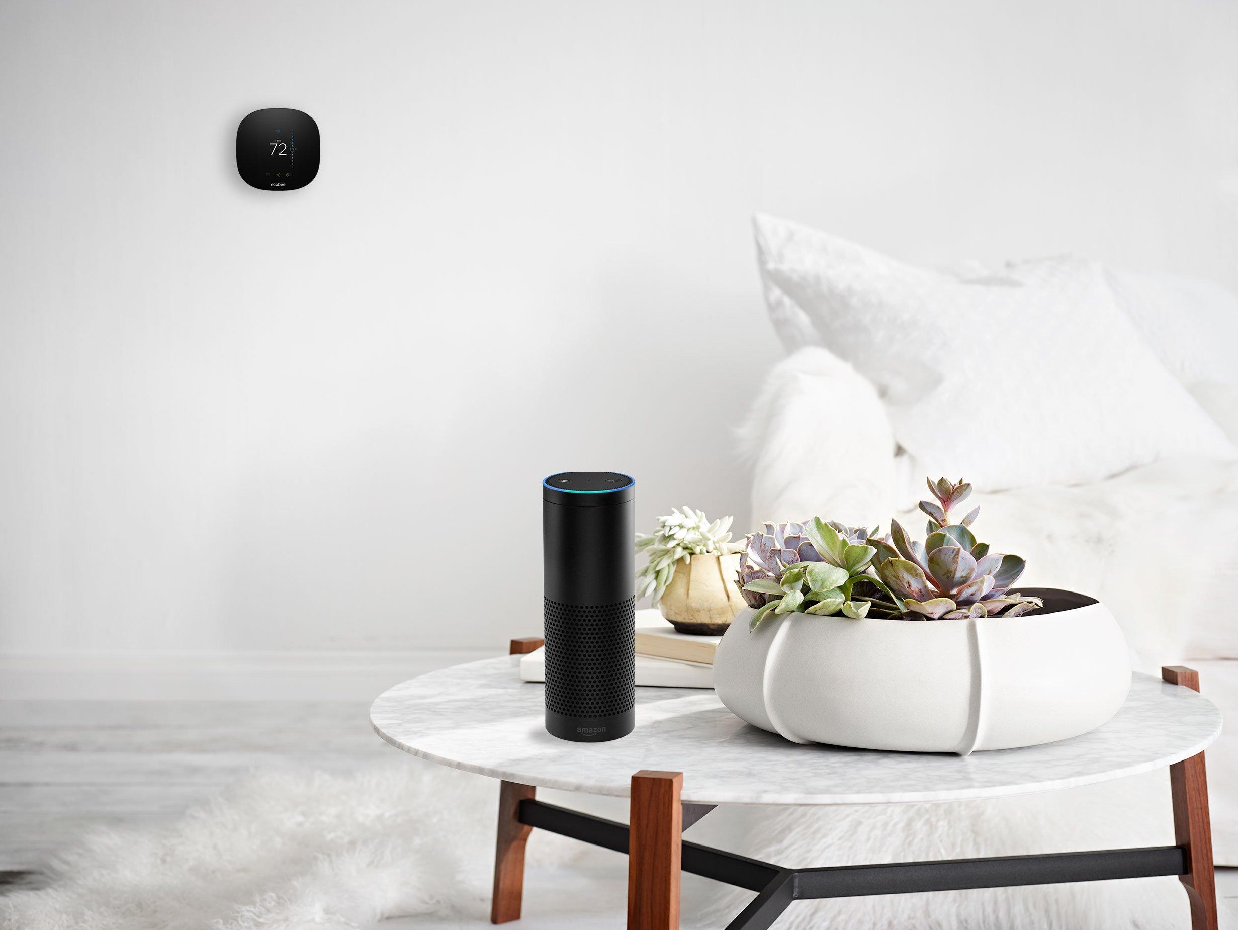 ecobee ecobee EB-STATe3L-01 3 Lite Thermostat, Wi-Fi, Works with Amazon Alexa