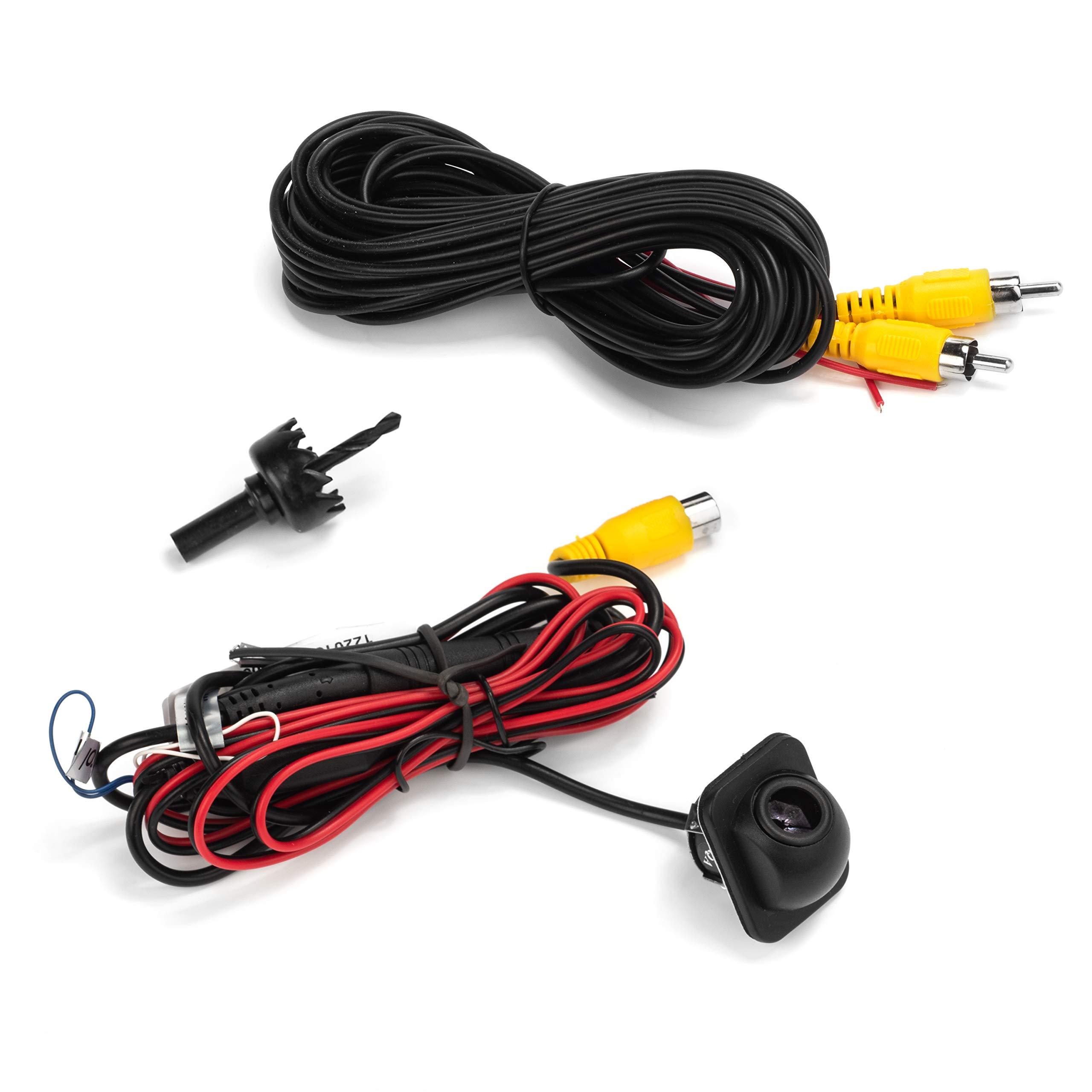 BOYO VISION BOYO VTB123HD - Flush Mount HD Backup Camera with Dual-Use (Side or Rear)