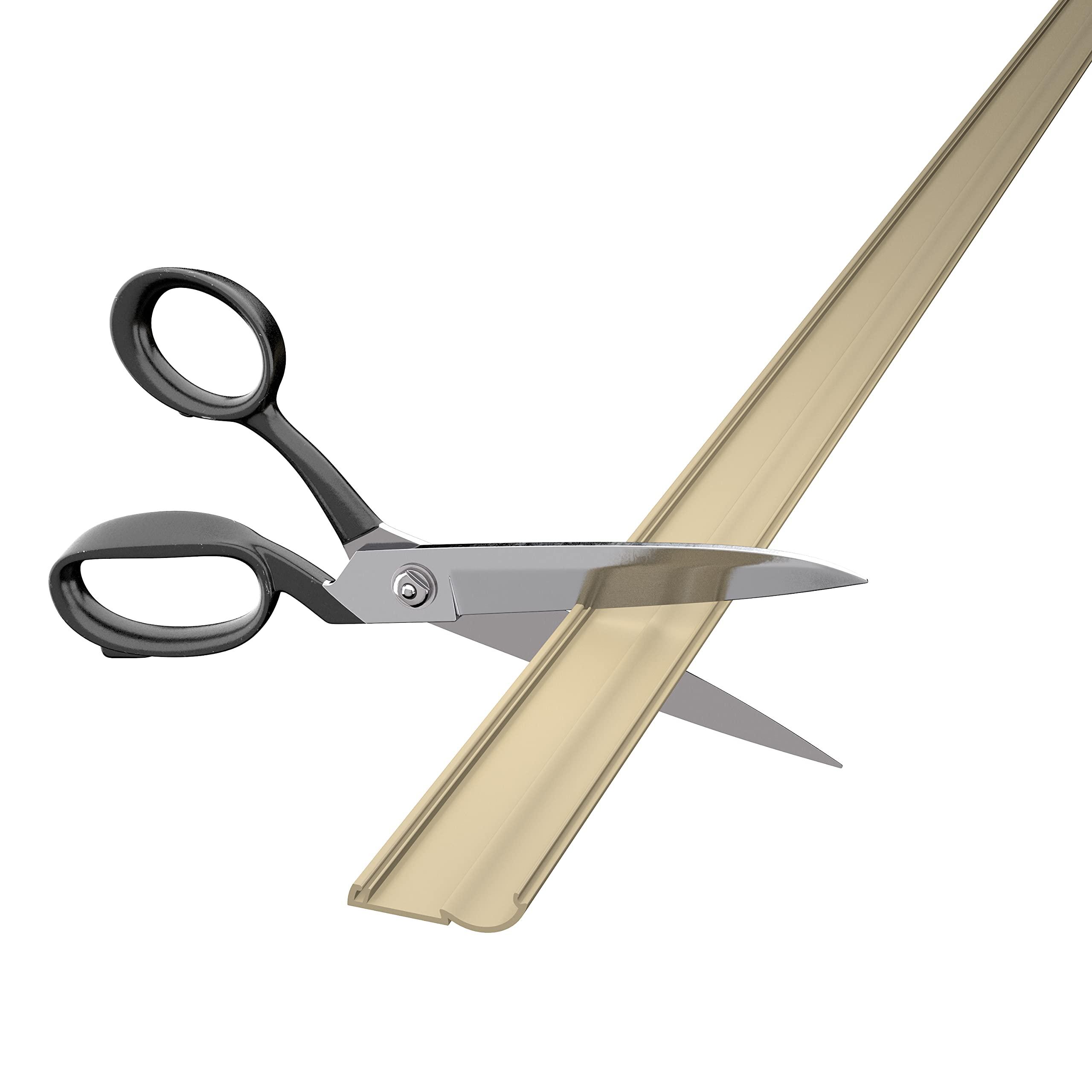 D-Line D-Line Cable Trunking Magnolia, 8-Meter Pack, One-Piece Half Round Wire Cover, Paintable Self-Adhesive Cable Hider, Cable Management - 8X 20mm (W) x 10mm (H) x 1-Meter Lengths (8-Meter), 1D2010M/8