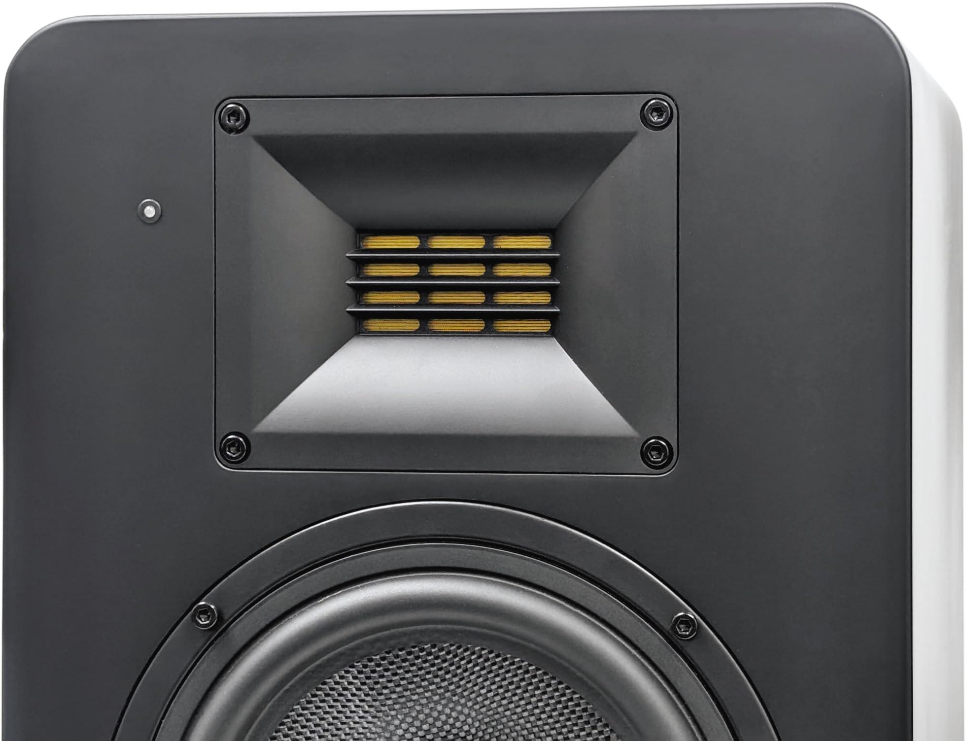 EARTHQUAKE EARTHQUAKE SM6BT 6.5-inch Professional Studio Monitor Speaker Pair with 2-inch Ribbon Tweeter and Bluetooth Wireless v5.3 for Music Production and Mixing, 130W 2-Way, Matte Black