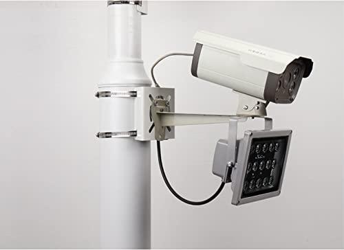 InstallerCCTV InstallerCCTV Infrared IR Illuminator Lamp Light Night Vision, 15 LEDs 30W, Wide Angle, Waterproof Light for Security CCTV Camera