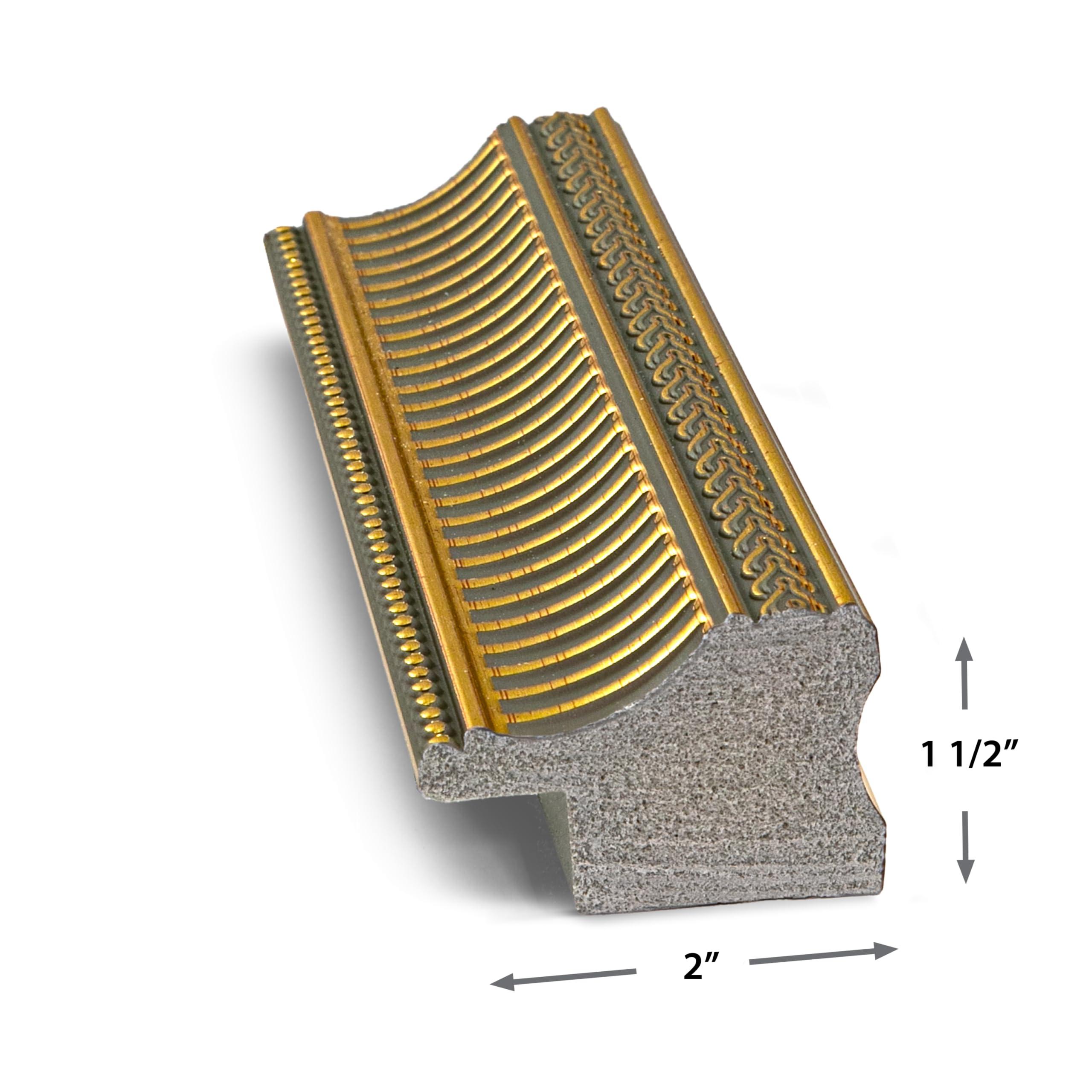 Frame My TV Frame My TV Deco TV Frames - Empire Gold Slim Frame Compatible ONLY with Samsung The Frame TV and Pro (43", Fits 2021-2025)