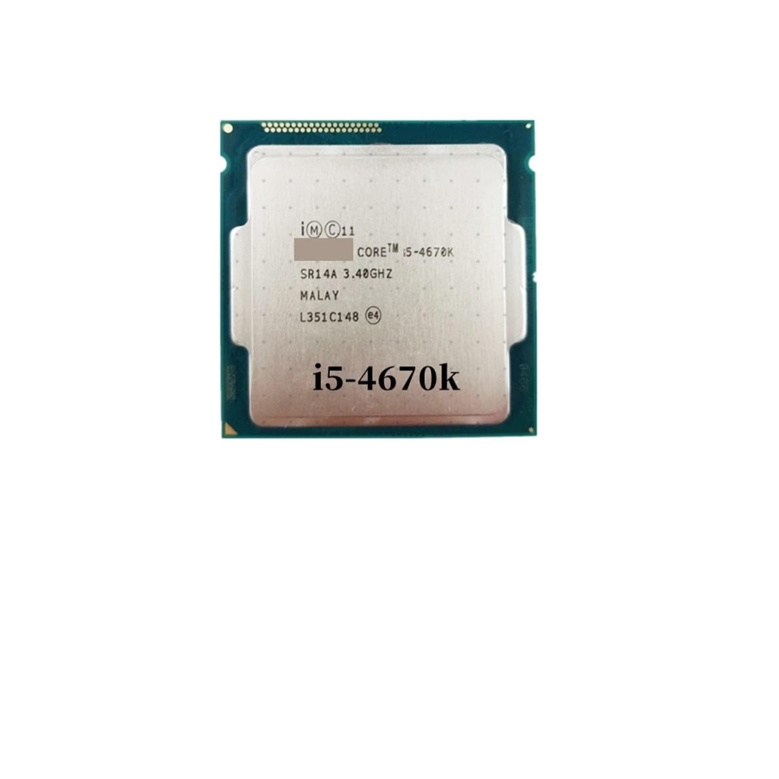 EWKYLSEM CPU c I5-4670K I5 4670K I5 4670 K 3.4 GHz Quad-Core Quad-Thread 84W 6M CPU Processor LGA 1150