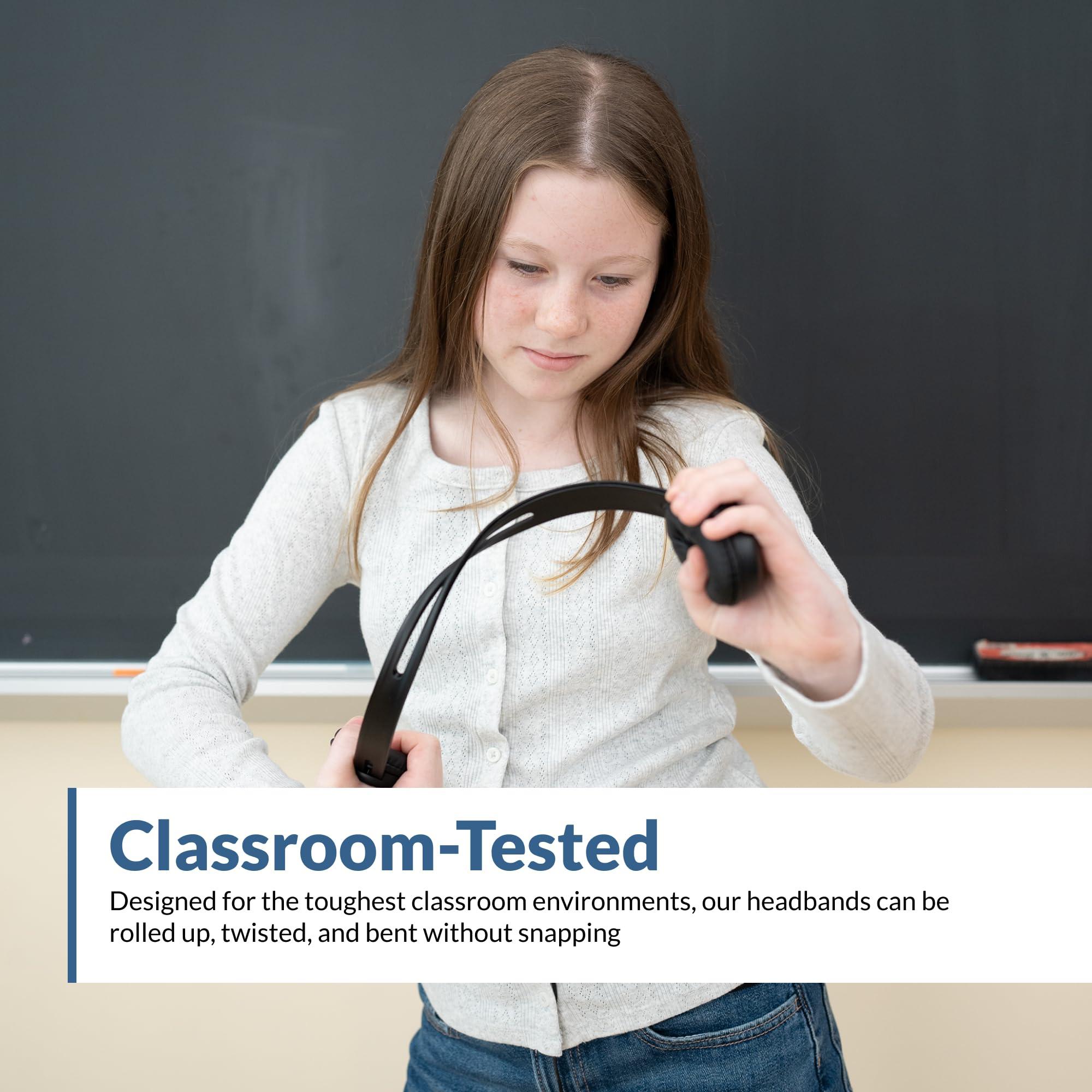 Cyber Acoustics Cyber Acoustics Lightweight 3.5mm Headphones - Great for use with Cell Phones, Tablets, Laptops, PCs, Macs (ACM-4004)