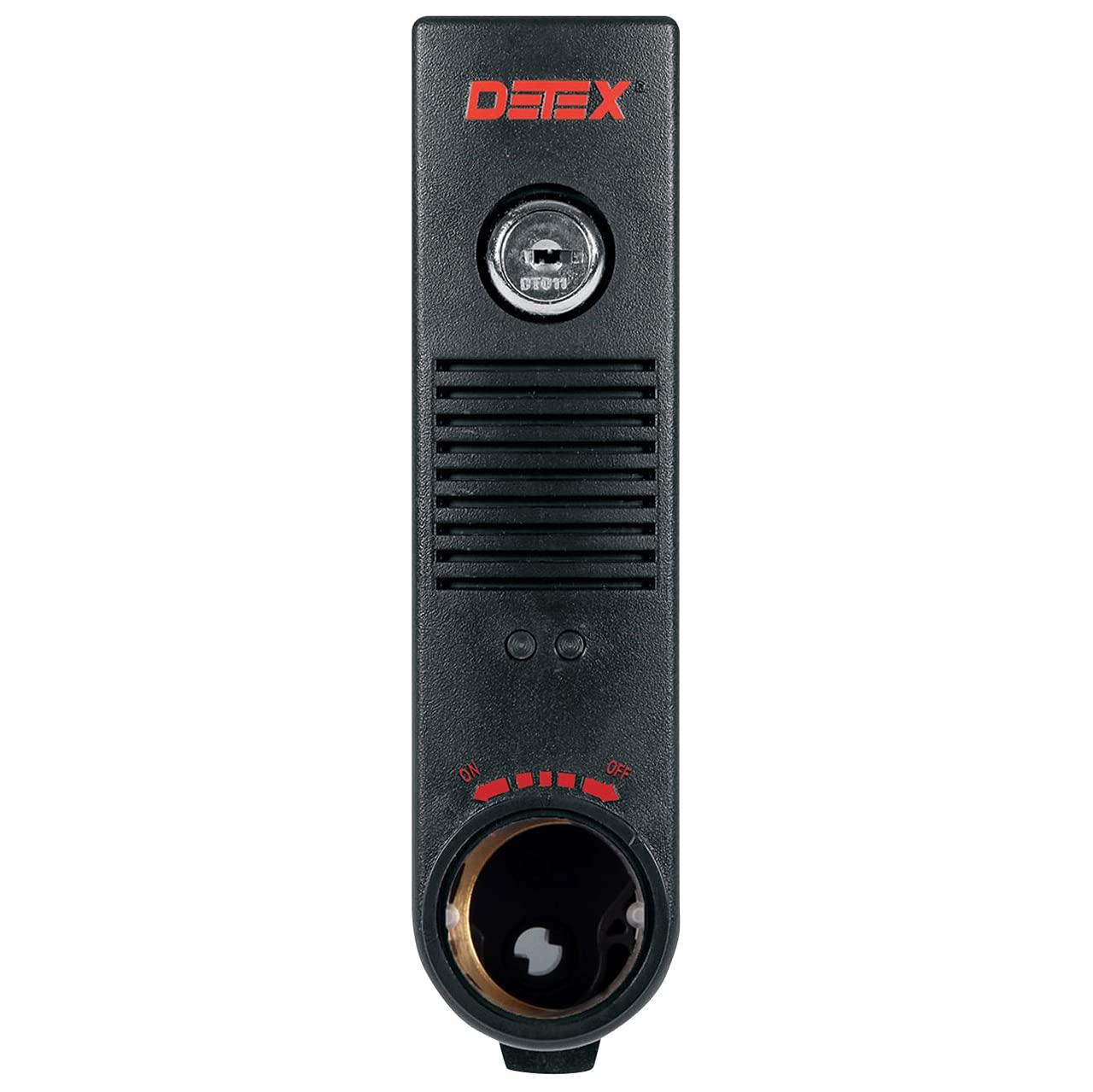 Detex Detex EAX-500 Series Stand Alone Surface Mount Door Alarm, Exit Alarm Function, Black Finish