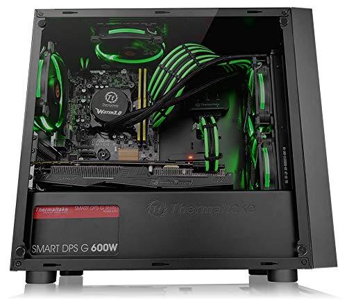 Thermaltake Thermaltake Versa H18 Tempered Glass Black Spcc Micro ATX Gaming Computer Case CA-1J4-00S1WN-01