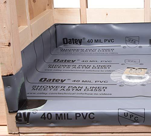 Oatey Oatey PVC Shower Pan Liner Gray 6\' x 50\'