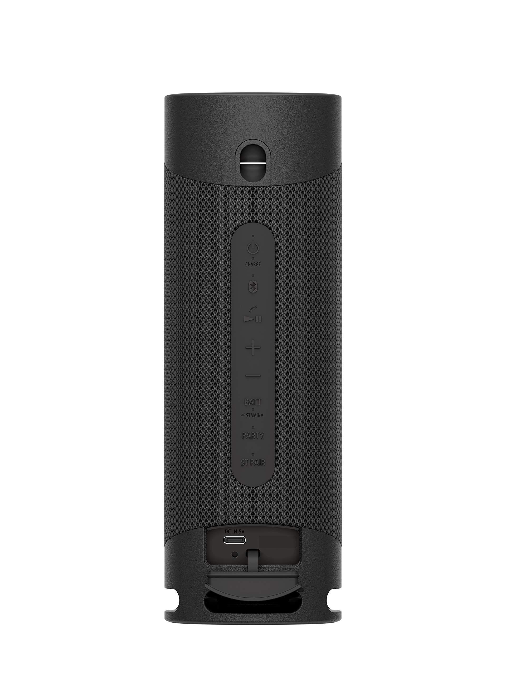 Sony Sony SRS-XB23 - Super-Portable, Powerful and Durable, Waterproof, Wireless Bluetooth Speaker with Extra BASS Black (Renewed)