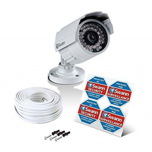 Swann Swann SWPRO-842CAM-US 900TVL High-Resolution Security Camera, White/Gray