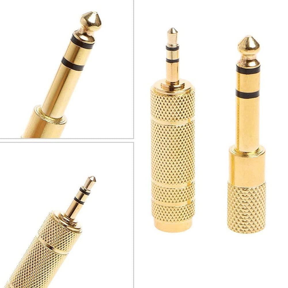 DirectNine Basics Jack 6.5 Plug Male to 3.5 Mm Female Connector Headphone Amplifier 6.5 Mm Microphone Auxiliary Adapter 3.5 Mm Converter
