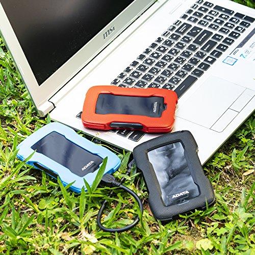 ADATA ADATA HD330 4TB USB 3.1 Shock-Resistant Extra Slim External Hard Drive Black (AHD330-4TU31-CBK)