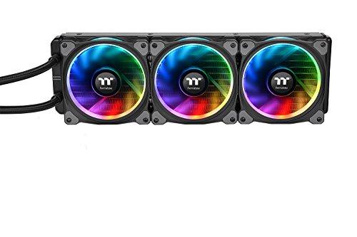 Thermaltake Thermaltake Floe 360mm, 16.8 Million Color Software Enabled (TT RGB Plus/Alexa/Razer Chroma), AMD (AM5/AM4)/Intel (LGA 2066/1200), AIO CPU Liquid Cooler CL-W158-PL12SW-A Black