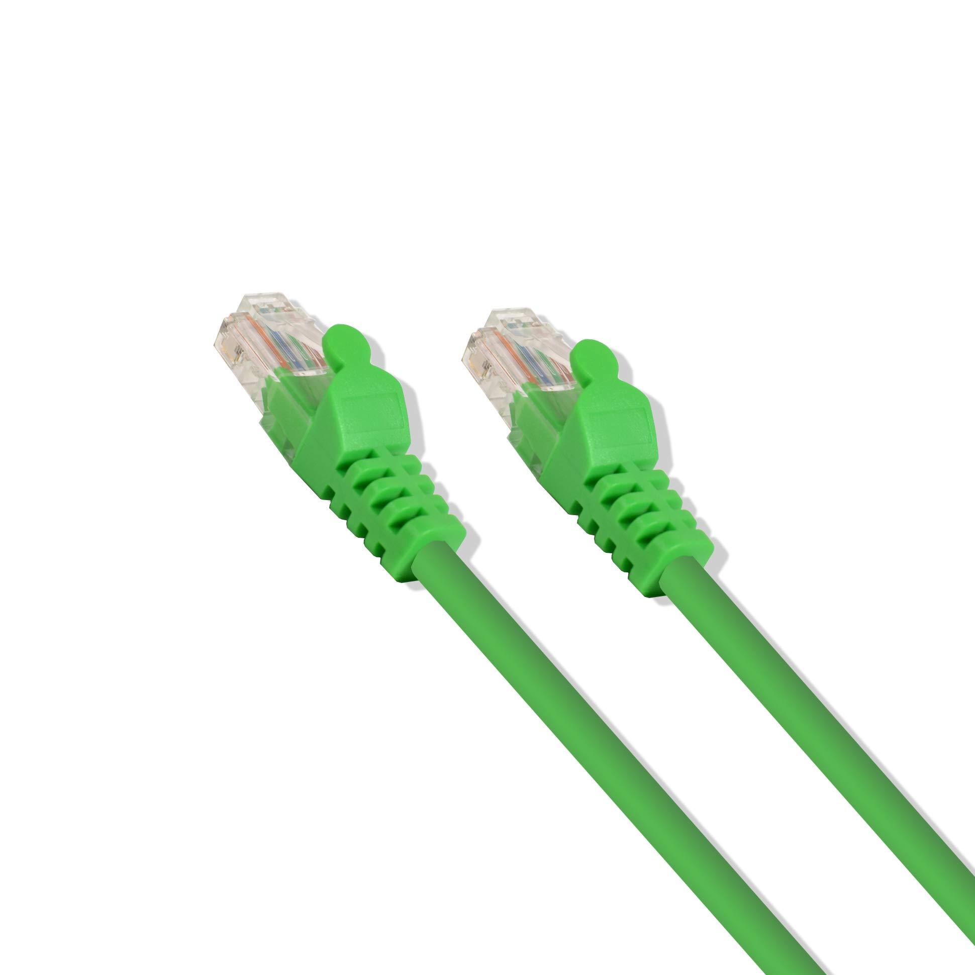 LOGICO LOGICO Cat-5e UTP Ethernet Network Cable RJ45 LAN Wire Green 10FT