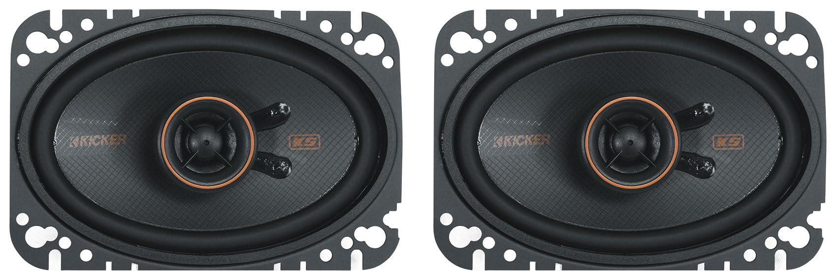 Audiosavings Audiosavings Bundle: (2) Pair Kicker 51KSC4604 4x6 75 Watt RMS Car Audio Speakers KSC4604 KSC460 (Items 4)