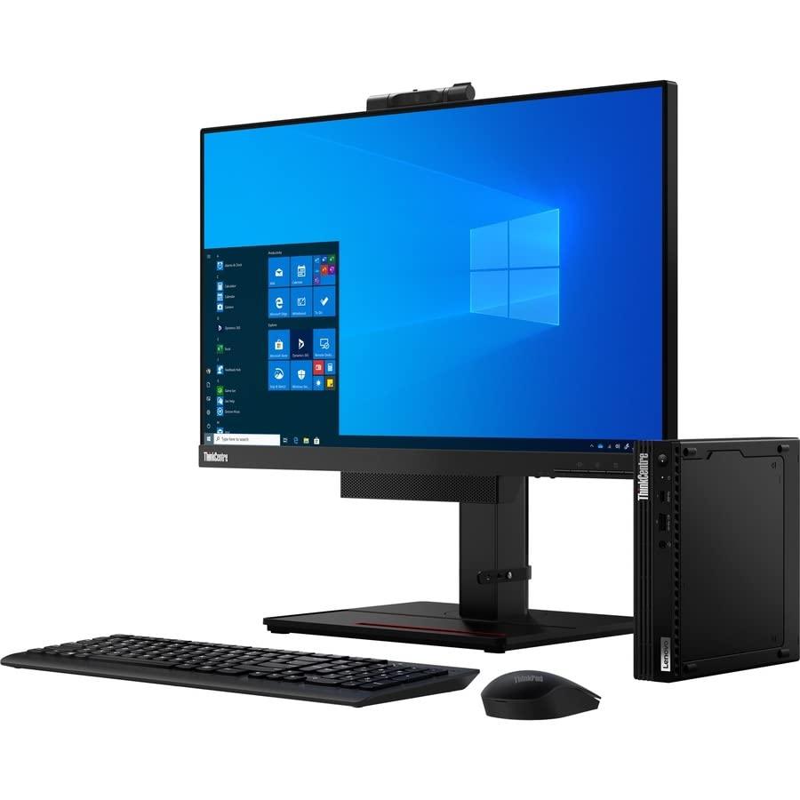 Lenovo Lenovo ThinkCentre M80q 11DN0097US Black Mini Desktop, i3-10100T, 8GB, 128GB PCIe SSD, Intel UHD 630, Windows 10 Pro