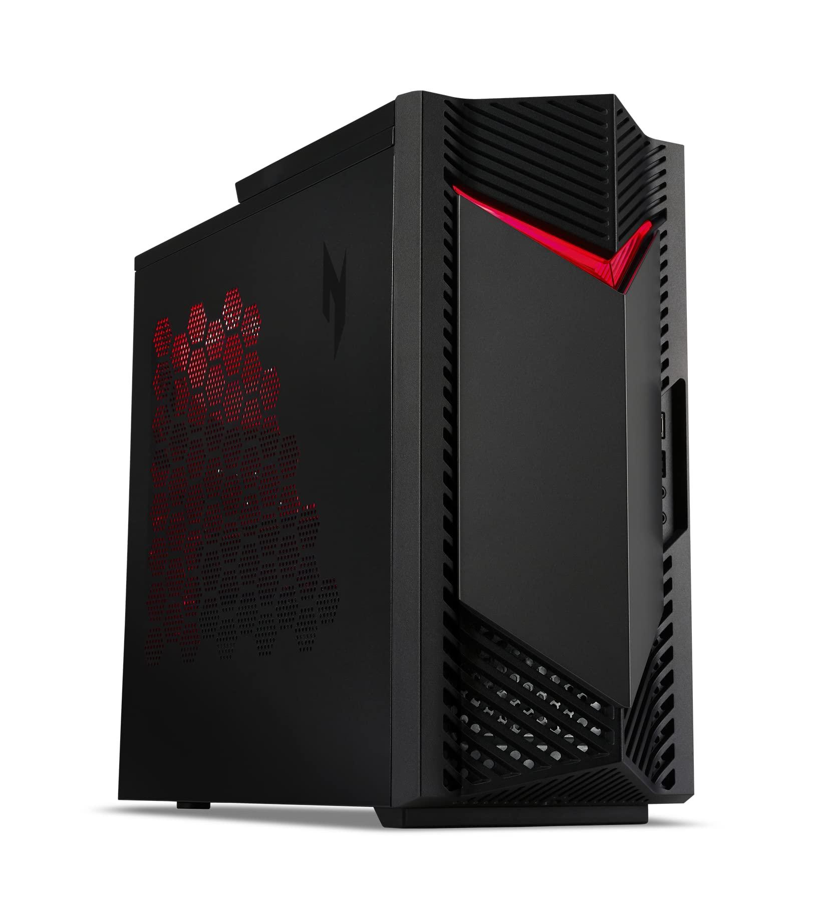 acer acer Nitro 50 N50-656-UR12 Gaming Desktop | Intel Core i5-14400F 10-Core Processor | NVIDIA GeForce RTX 3050 | 16GB DDR5 5600MHz | 1TB PCIe Gen 4 SSD | Intel Wi-Fi 6E AX211 | Windows 11 Home