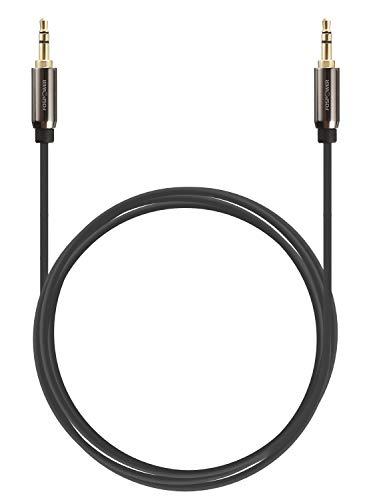 FosPower FosPower Audio Cable (15 FT), Stereo Audio 3.5mm Auxiliary Short Cord Male to Male Aux Cable for Car, Apple iPhone, iPod, iPad, Samsung Galaxy, HTC, LG, Google Pixel, Tablet & More