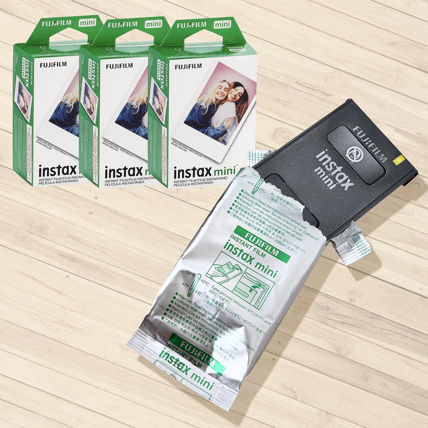 Fujifilm Fujifilm Instax Mini 8 Camera Accessory KIT Includes - Fuji Instant Film Sheets Premium Over 60 PCS Bundle Instax Mini 8 Films (60 Sheets)