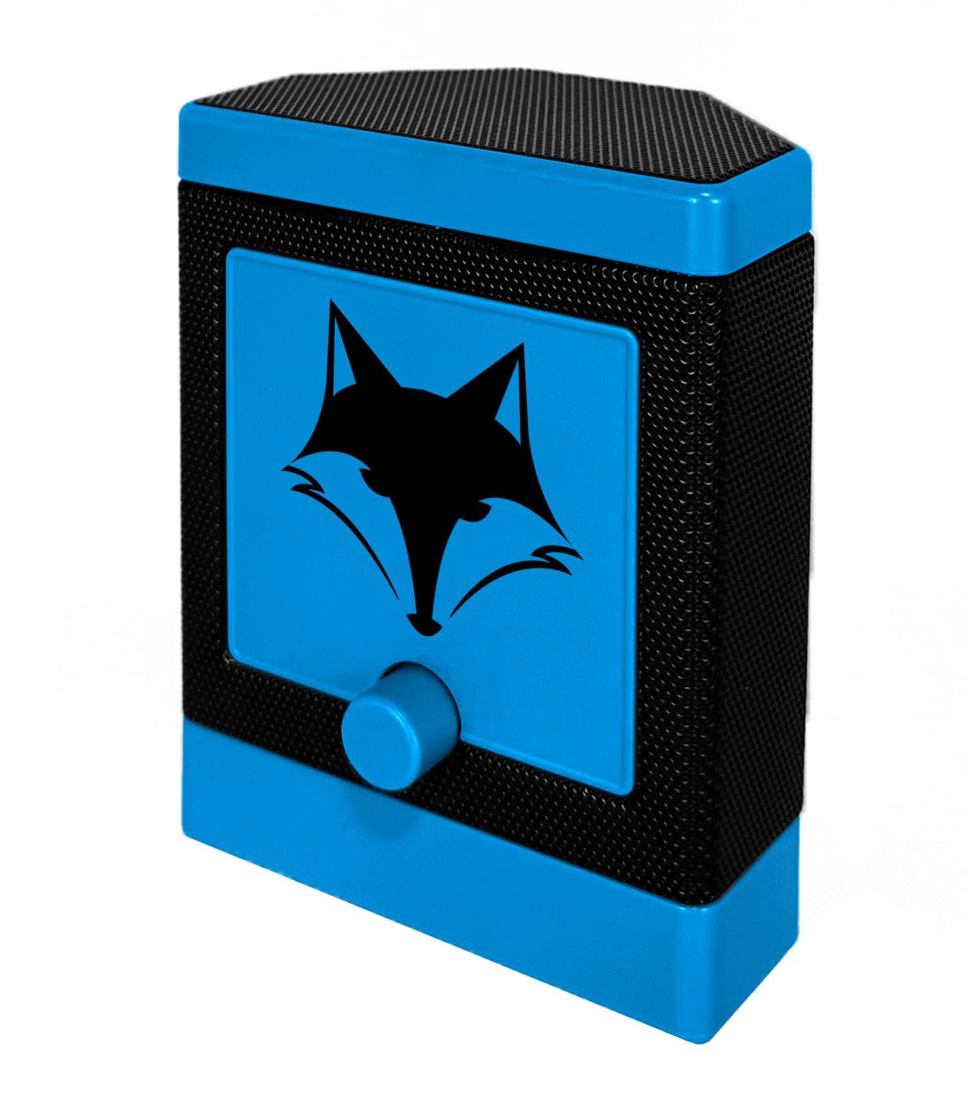 DESERT FOX GOLF Desert Fox DJ-10 Wireless Golf Speaker - Bluetooth Speaker Built Specifically for Golf - Magnetic Attachment to Golf Cart (Blue)