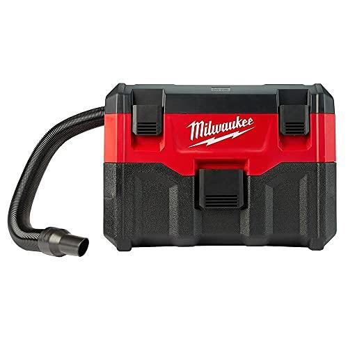 Milwaukee Milwaukee M18 2 Gal. 18-Volt Lithium-ion Cordless Wet/Dry Vacuum (Tool-Only), 2.8 Amp Motor, Lightweight, Tool-Box Style for Effortless Transport and Storage