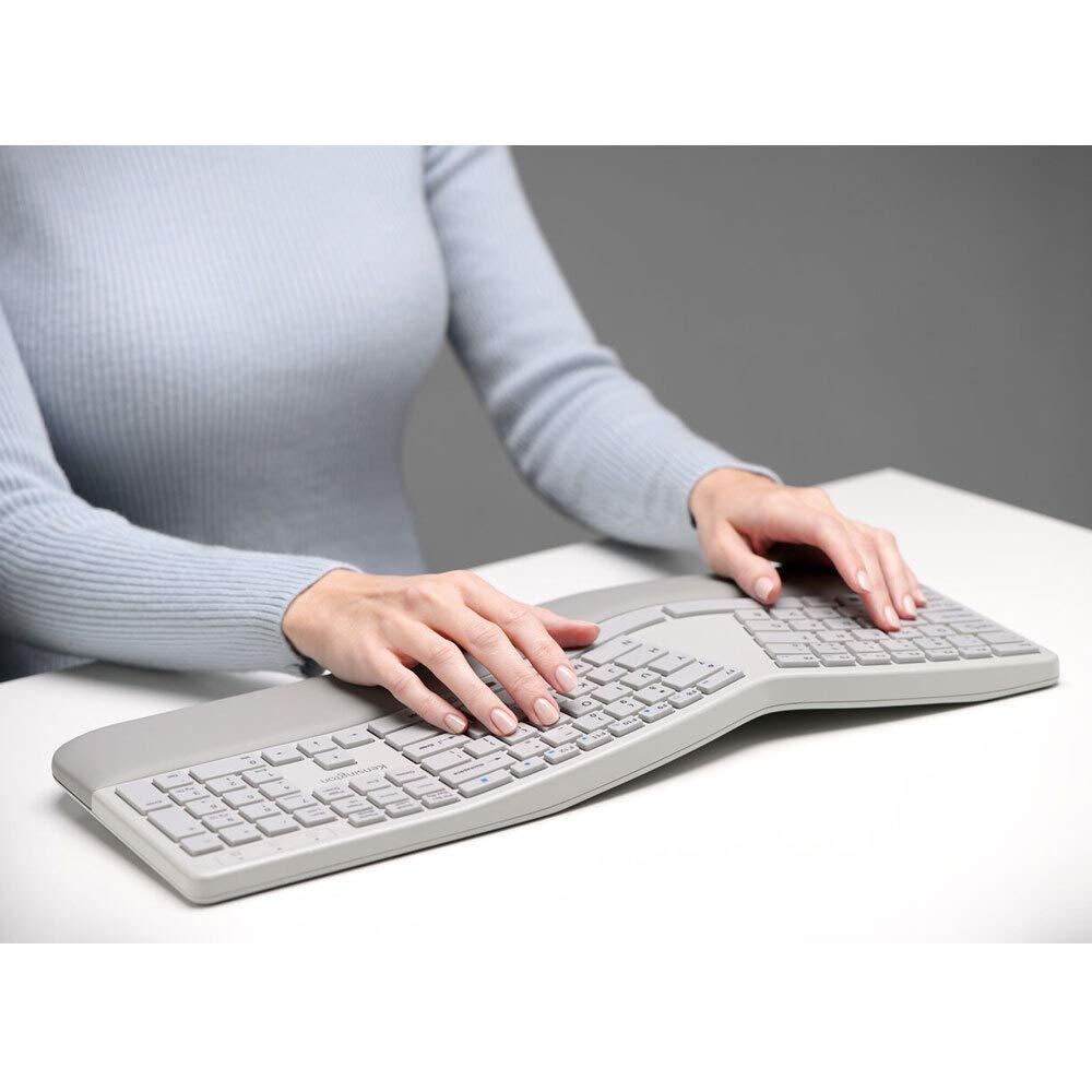 Kensington Kensington Pro Fit Ergonomic Wireless Keyboard and Mouse - Grey (K75407US)