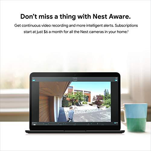 Google Google Nest Cam Outdoor - 1st Generation - Weatherproof Camera - Surveillance Camera with Night Vision - Control with Your Phone