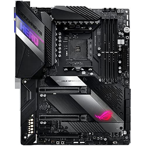 ASUS ASUS ROG X570 Crosshair VIII Hero (Wi-Fi) ATX Motherboard with PCIe 4.0, on-Board WiFi 6 (802.11Ax), 2.5 Gbps LAN, USB 3.2, SATA, M.2, Node and Aura Sync RGB Lighting