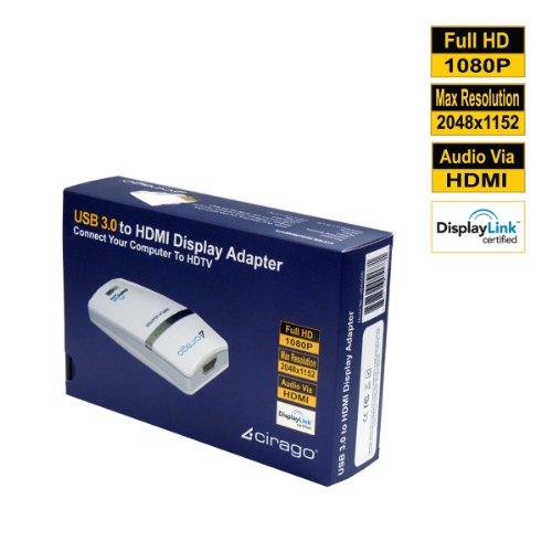 Cirago Cirago USB 3.0 to HDMI/DVI Display Adapter (UDA3000)