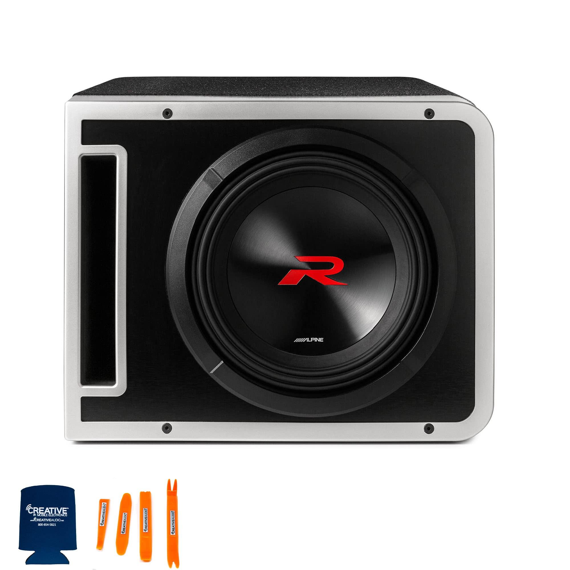 Alpine Alpine R2-SB10V Next-Gen 10" R-Series Halo Loaded Sub Enclosure with KTE-10G.3 Grill