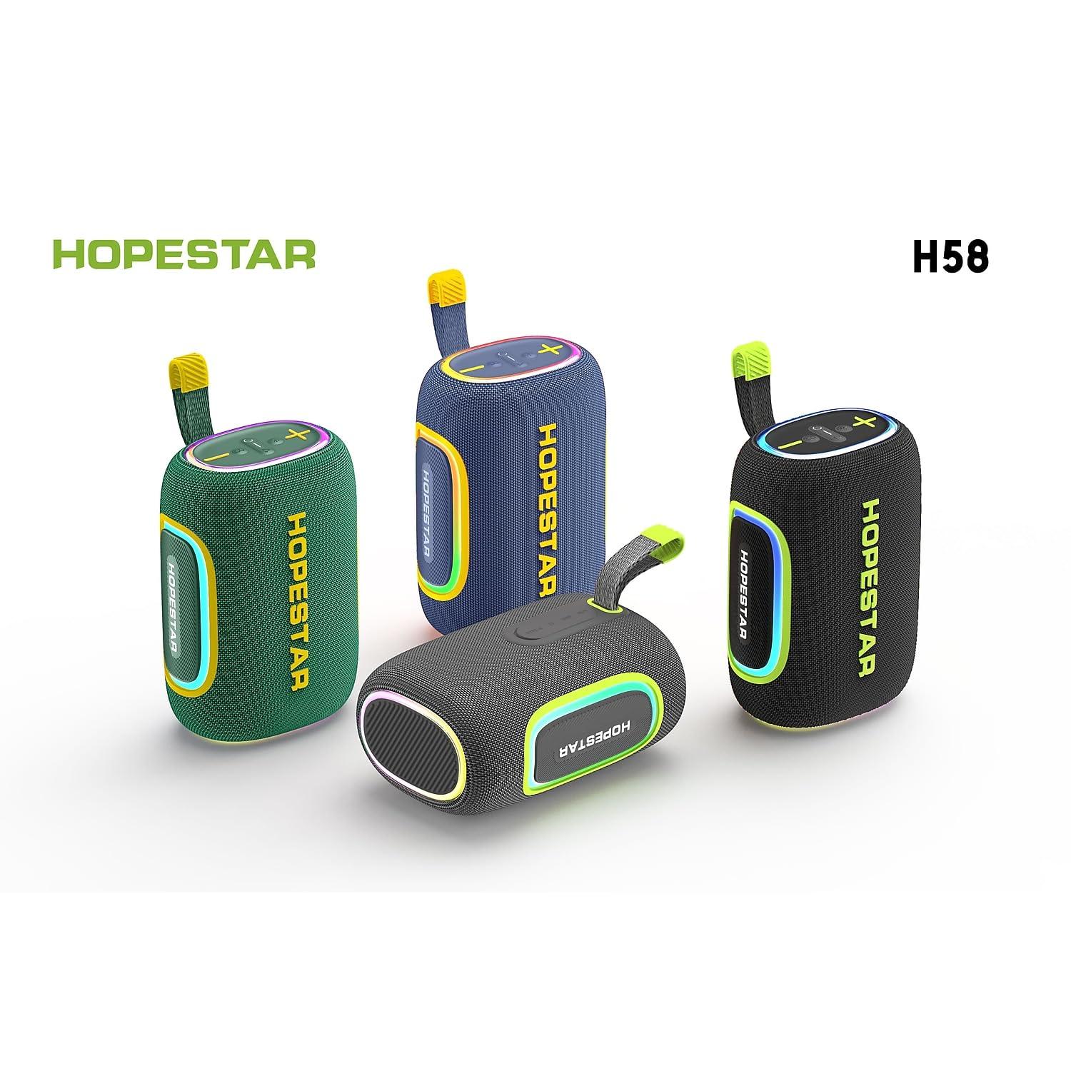 WorryFree Gadgets Portable Wireless Waterproof Bluetooth Speaker, 65W Output, 8000mAh Battery, RGB Lights, EQ Modes, 10M Range, TWS Connection, AUX/TF Card (Green)