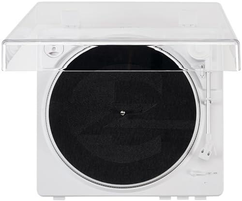 Crosley Crosley T400D-WH Fully Automatic Bluetooth 2-Speed Turntable Record Player with S100A Stereo Speakers, White