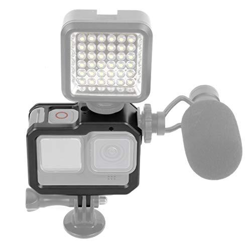 BGNing BGNing Aluminum Case Compatible for GoPro Hero 9 Black Camera Metal Cage Protective Shell Housing Frame Form-Fitted w/Cold Shoe 52mm Filter Mount (only Shell)