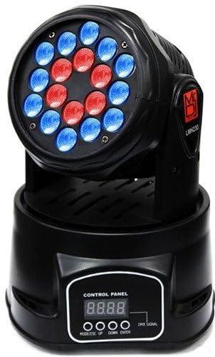Mr. Dj MR DJ USA Newyork+ 12" X 2 Rechargeable Portable Bluetooth Karaoke Speaker with Party Flame Lights Microphone TWS USB FM Radio + 18-LED Moving Head DJ Light