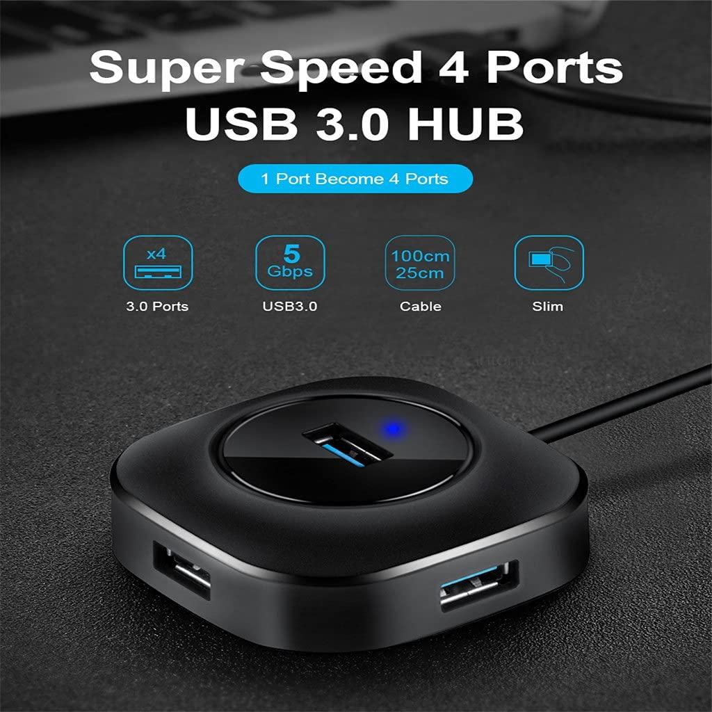 ghghnrtgefrgnhnxdf Hubs USB Hub USB 3.0 Hub Multi USB Splitter Adapter 4 Port Speed Mini Multiple 3 Hab Usb3.0 HUB Port USB-Hub Expander for PC USB Hubs