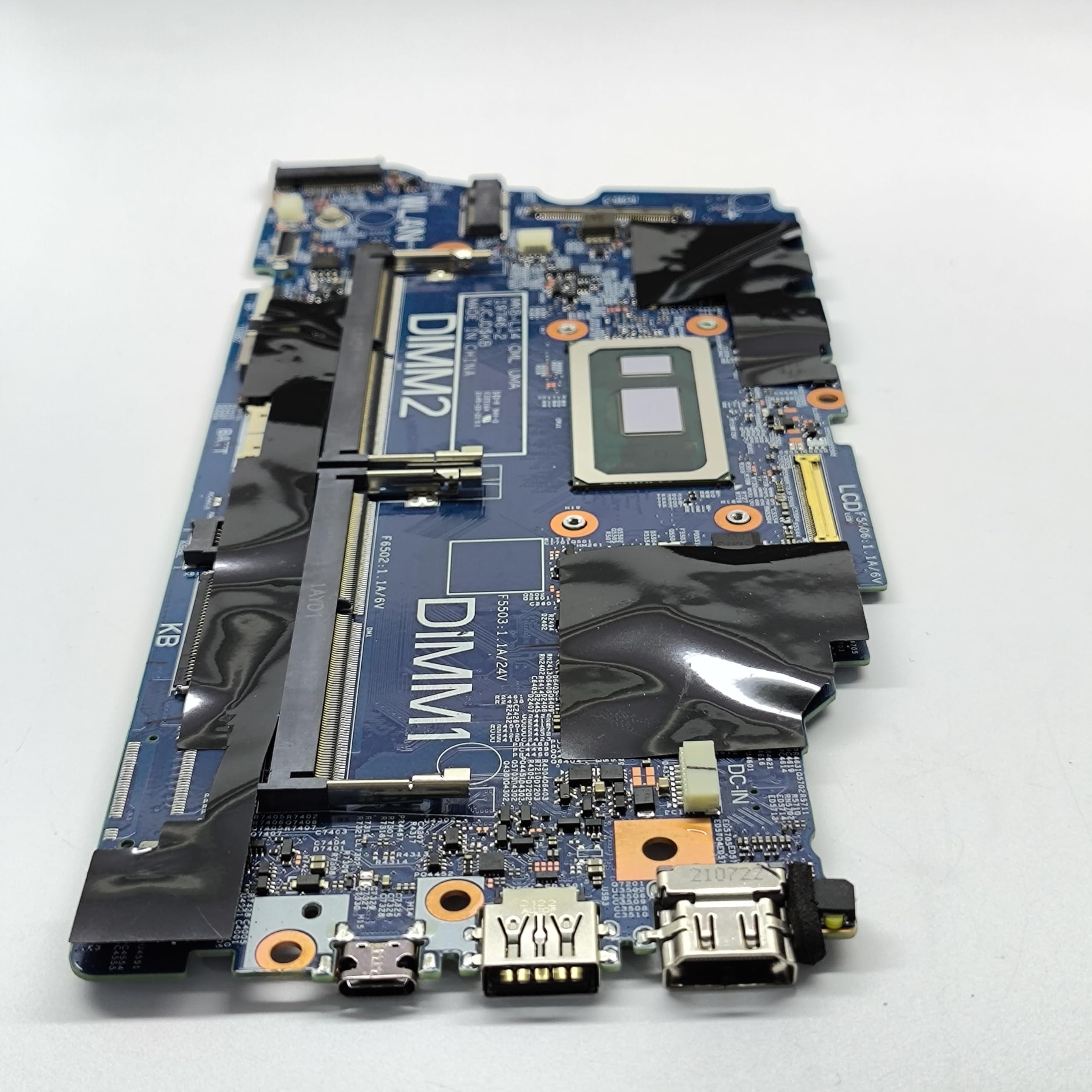 WGY Replacement Laptop Motherboard MKB_L14 CML UMA 19746-2 for Dell Latitude 3510 System Board i7-10510U Processor 0FDJTY FDJTY