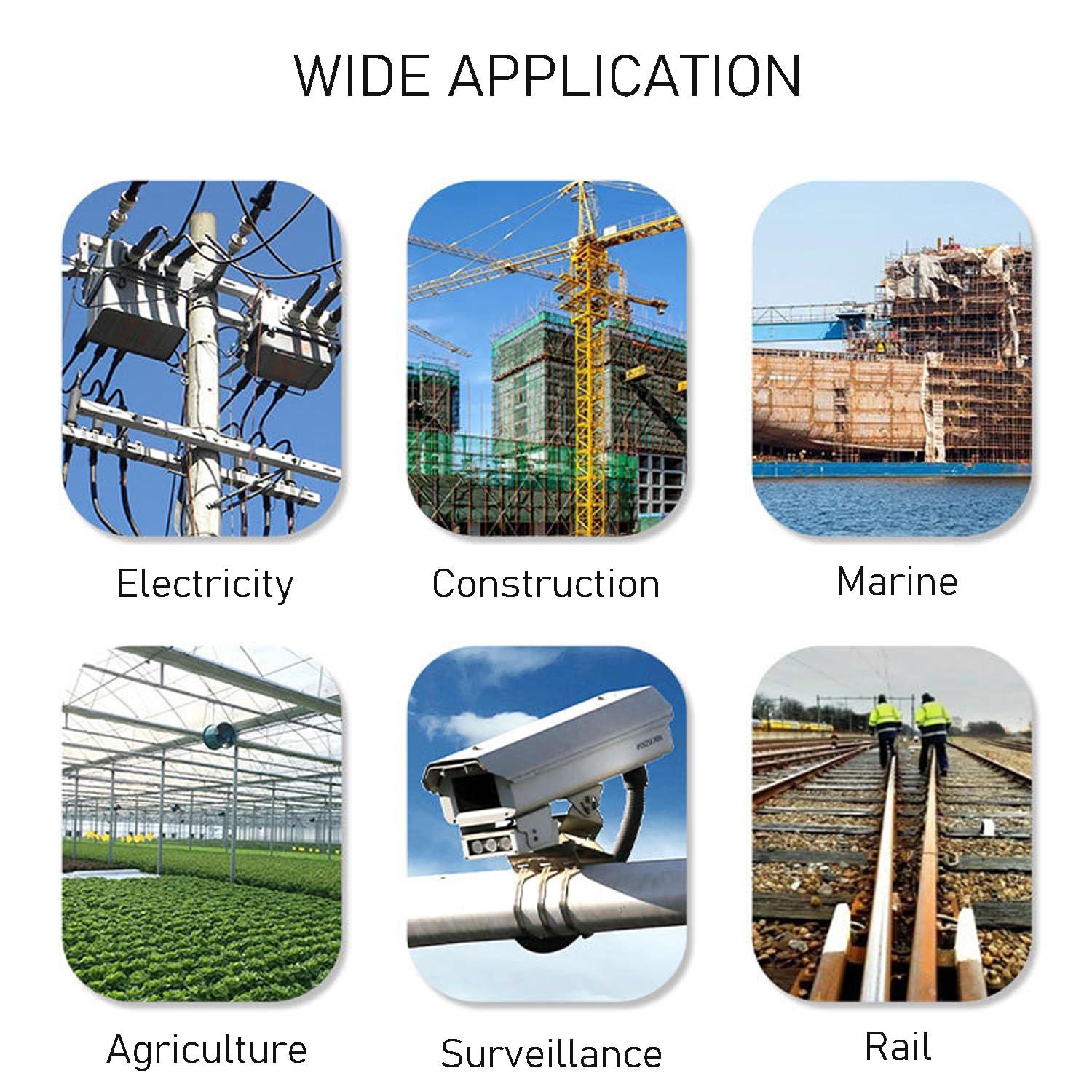 nLn Hope Stainless Steel Cable Tie Gun Metal Zip Tensioner, Multi-Purpose Hand Tensioning Cutting Tool for Self-Locking Metal Zip Ties Cable Strap Tie (PG100 Cable Tie Gun)