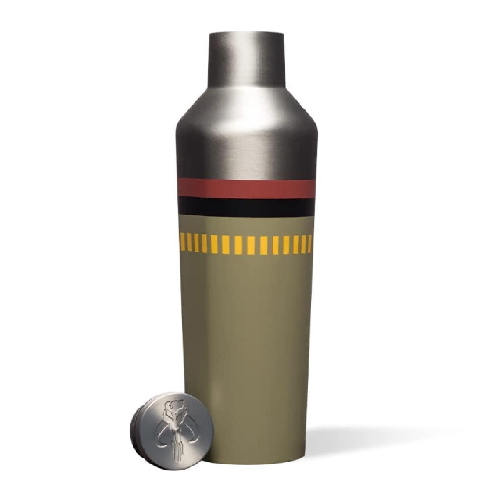 Fashionit U Speakers Micro Portable Wireless Bluetooth Speaker with Mic & Selfie Remote Control Hematite Mirror Active Lifestyle Travel Bundle with Insulated Galaxy Far Away Trendy 16 oz. Canteen Bottle Silver