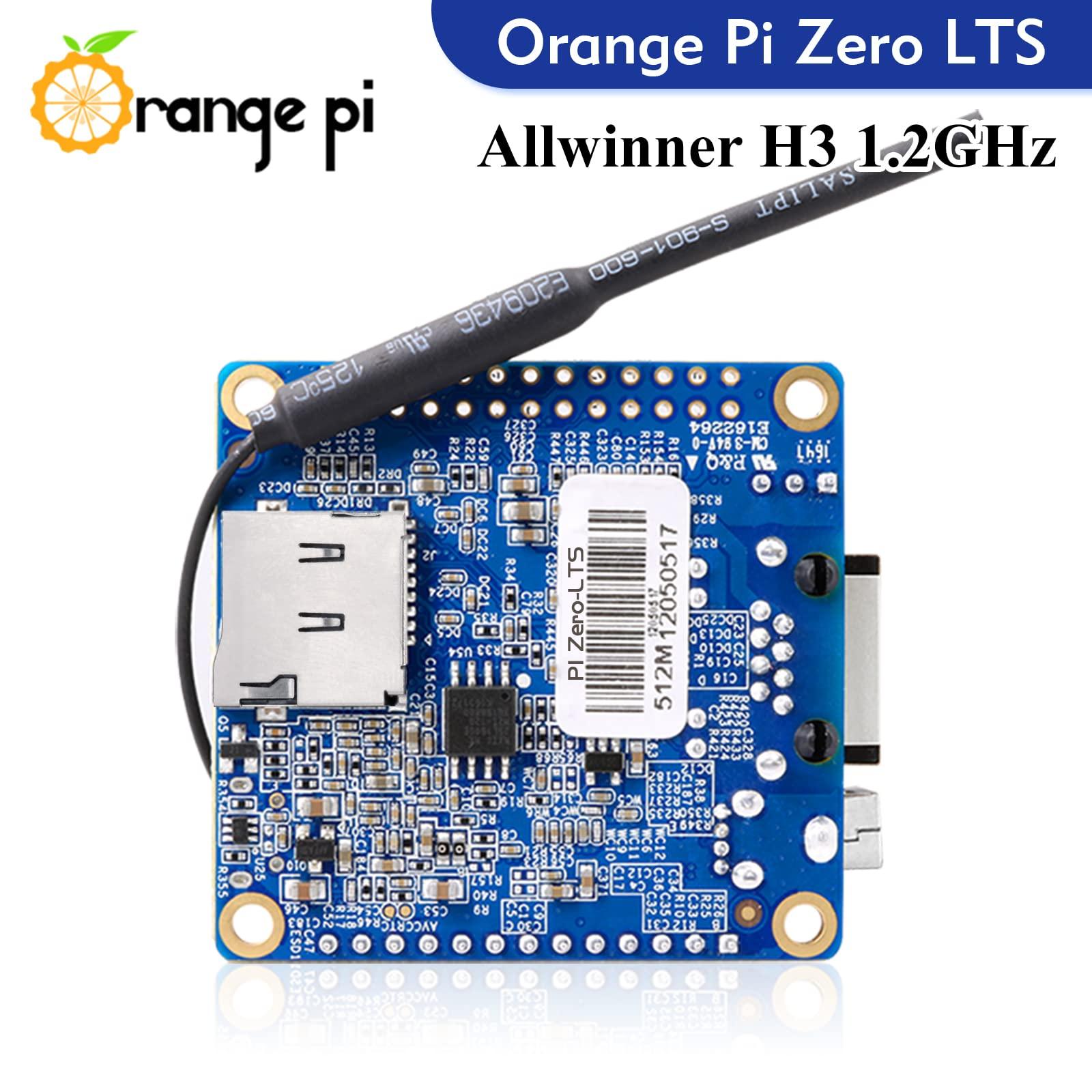 Orange Pi Orange Pi Zero LTS AllWinner H3 512MB Quad-Core, Open-Source Single Board Computer, Run Android, Ubuntu, Debian Image